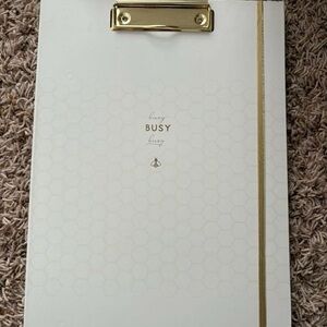 White and Gold Clipboard